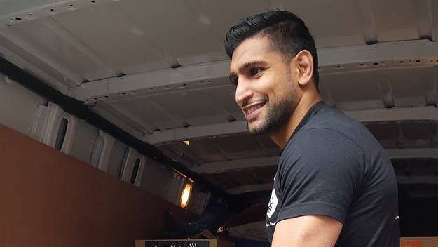 Amir Khan has been on his own personal mission to support the refugee crisis.
