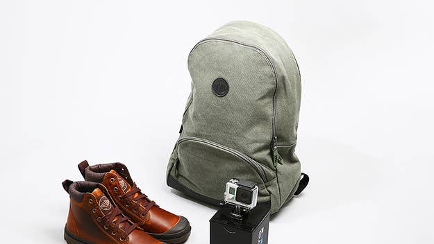 Win a Palladium backpack, a pair of Palladium Hi Cuff Lea boots and a GoPro Hero 3 whiter edition camera.