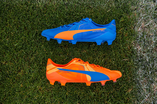 Puma different colour boots hotsell