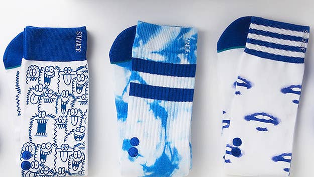 These limited edtion Stance x Colette socks designed by Kevin Lyons and Jean André will up your sock game by 100...