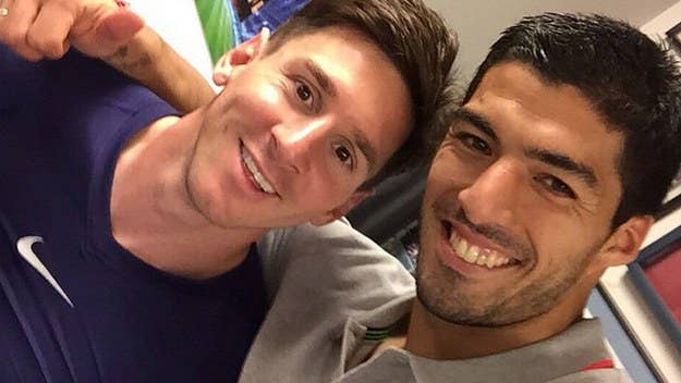 Watch out, Lionel Messi and Cristiano Ronaldo – Luis Suarez is catching up with you.