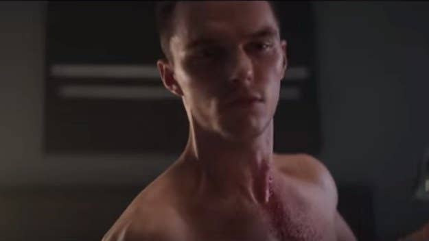 Nicholas Hoult is an A&R who trades sex and drugs for murder.