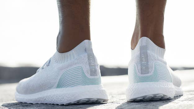 adidas has teamed up with Parley for the Oceans to launch a sneaker made from retrieved ocean plastic