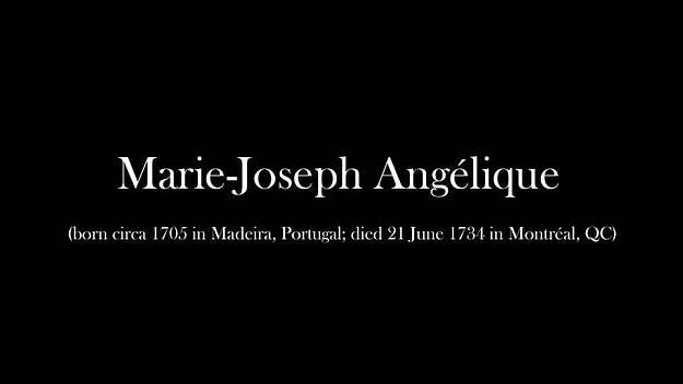 Why Marie-Joseph Angélique is a Black Canadian you should know