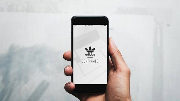 The app allows sneakerheads to reserve products from their phone.