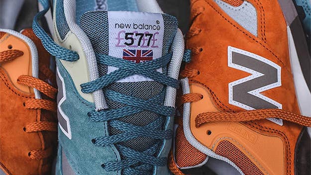 Make it rain with the New Balance 577 'English Tender' Pack