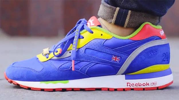 24 Kilates continue they're 10th anniversary celebration with this Reebok collaboration of the LX8500 'Bangkok'