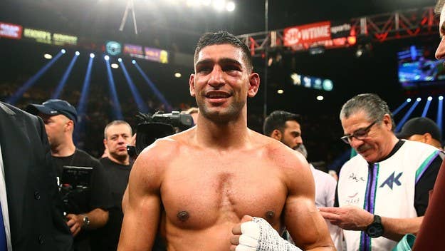 Khan is jumping up two weight classes to challenge Alvarez for the WBC middleweight title.
