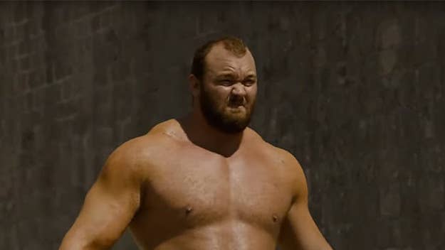 The Mountain from 'Game of Thrones' breaks the world record for carrying two fridges over 20 metres, what have you done today?