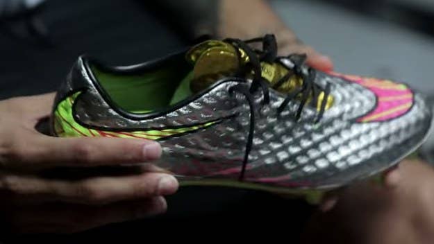 Neymar's affinity for diamonds inspired the Nike design team.