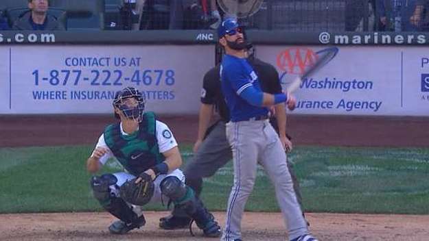Joey Bats likes to keep things interesting on the field.