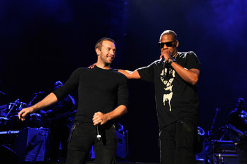 Jay Z and Chris Martin