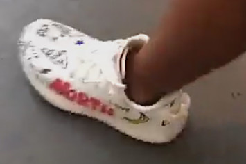 Custom Kids' Yeezy Sneakers Are Restocking Today but Won't Last Long –  Footwear News