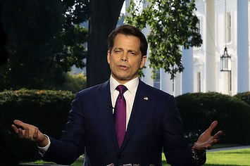 Anthony Scaramucci speaks on a morning television show