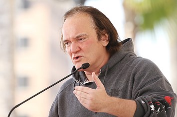 Quentin Tarantino attends the ceremony honoring Goldie Hawn and Kurt Russell