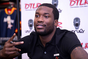 Meek Mill attends his 'Wins And Losses' album signing
