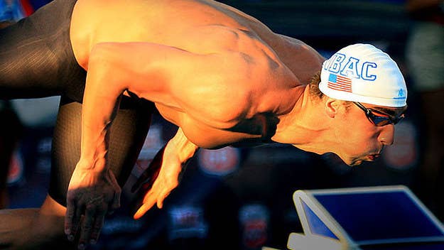 Michael Phelps finally raced against sharks, and he got crushed.