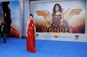 Gal Gadot attends the World Premiere of Warner Bros. Pictures' 'Wonder Woman'