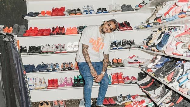 Chris Brown gives Complex's Joe La Puma an extensive tour of his never-before-seen insane sneaker collection, talks about his love for Allen Iverson growing up and how he brought 1,000 pairs of shoes on tour.
