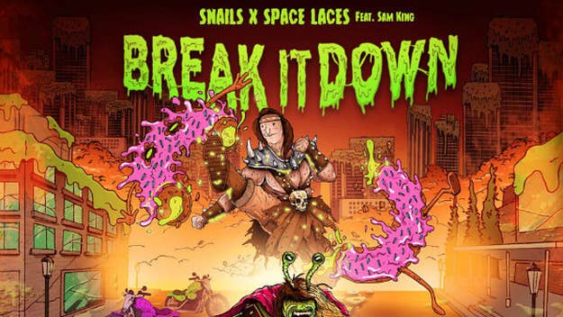 Snails and Space Laces bring the bass on new collab "Break It Down."