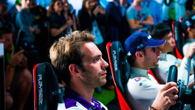 Pro motor sports stars will take on elite gamers in Las Vegas eSports race for a share of a $1 million prize pool.