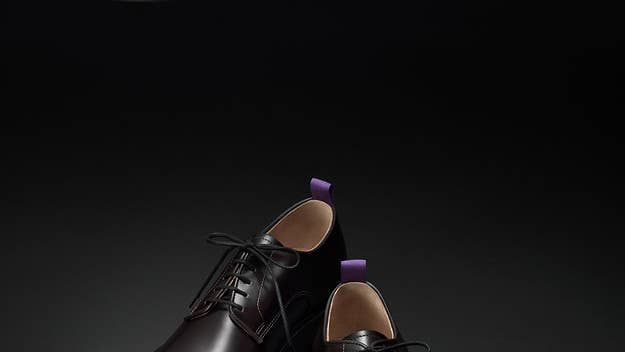 The Kingston is Eytys' attempt to reinvent the traditional dress shoe, with distorted proportions and rough rubber textures.
