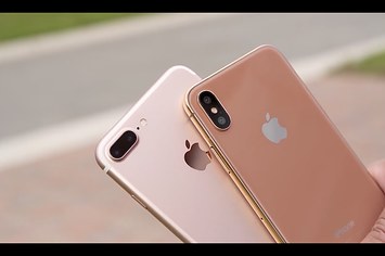 iPhone 7 rose gold compared to rumored iPhone 7 copper gold prototype.