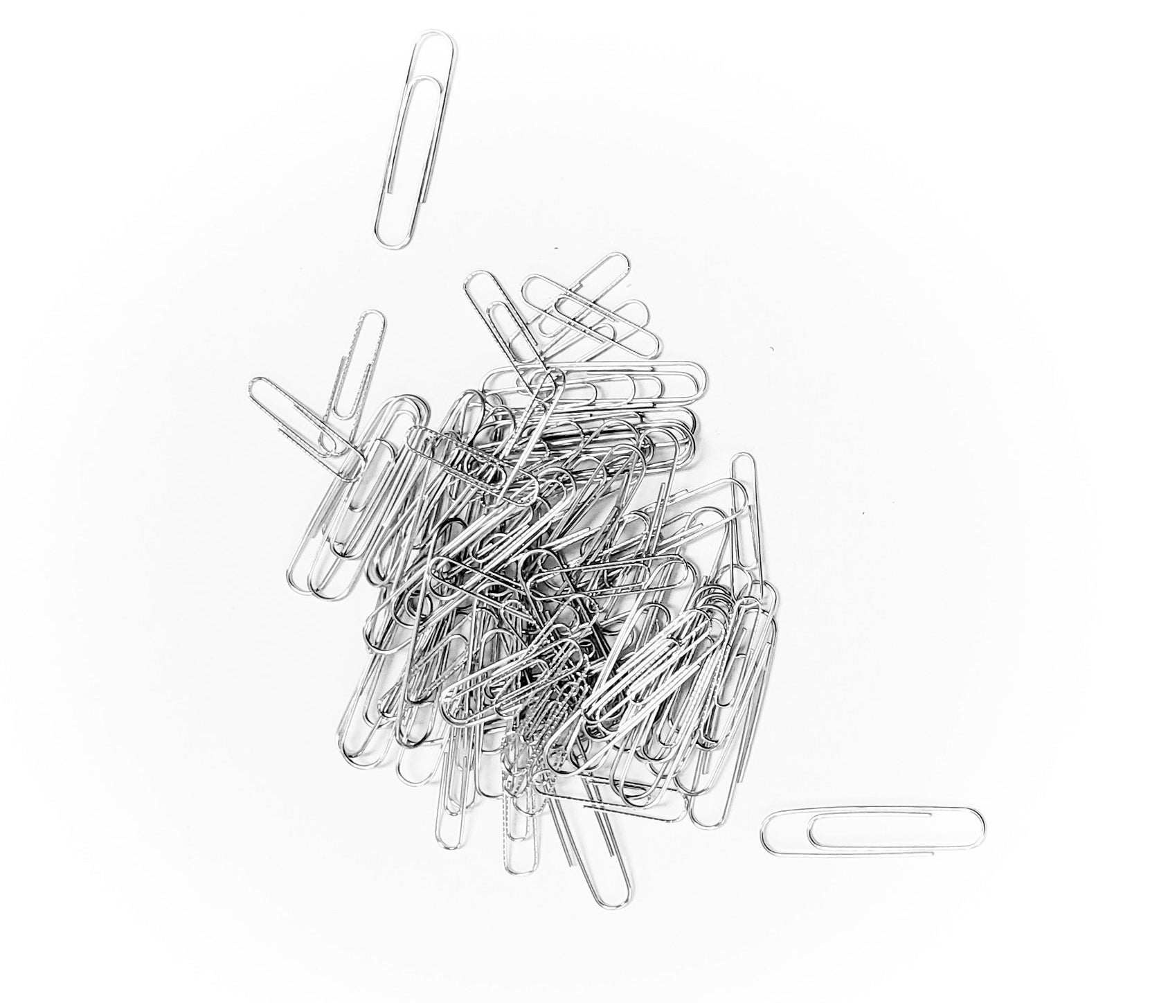 a pile of paper clips