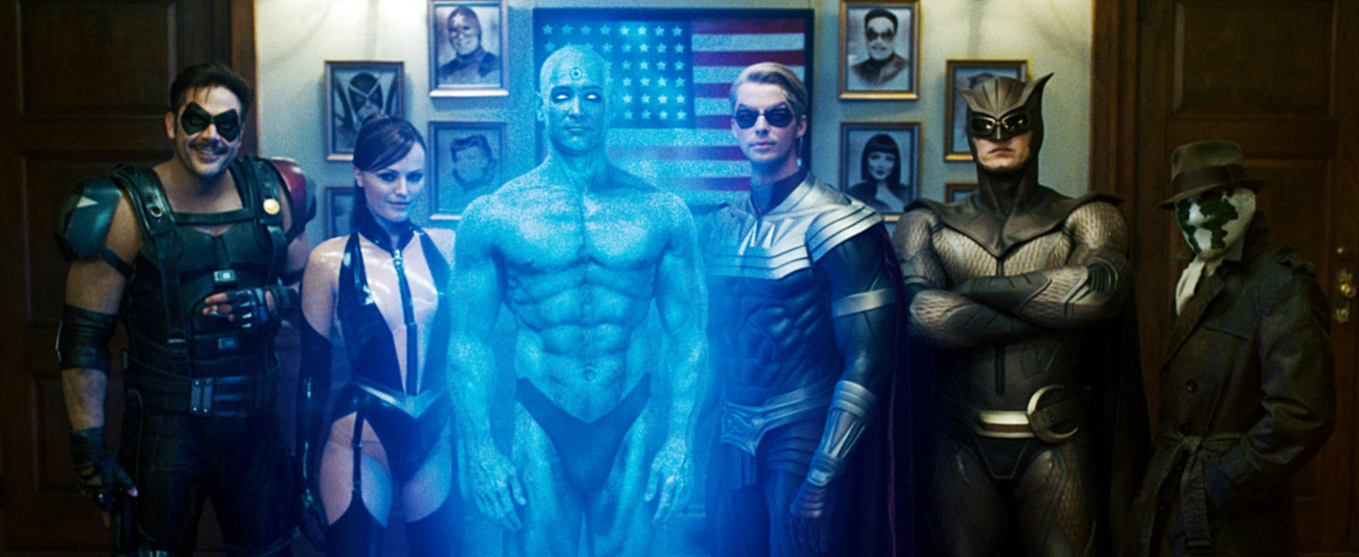 superheroes in Watchmen