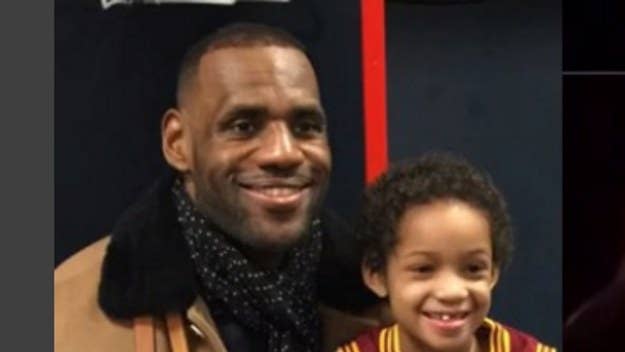 Leah Still attended the Cavaliers/Wizards game and hung out with LeBron James 