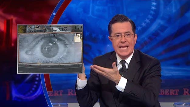 "The Colbert Report" is ending, but New York will still have the host's "watchful gaze." 