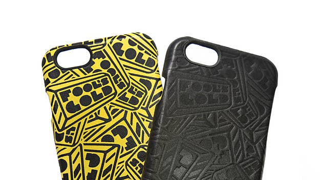 The case features Fool's Gold's famous gold bar logo in an all-over print.
