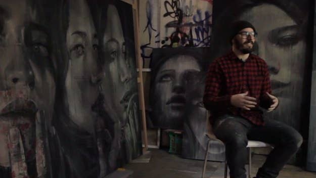 The artist talks about his days as a skateboarder and what led to him being a recognizable figure in the culture of street art.