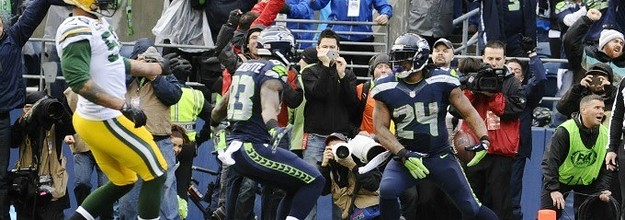 Marshawn Lynch, grabbing his crotch for charity - Field Gulls