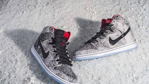 Nike SB designed a "Salt Stain" Dunk Hi, and we had a talk with Anthony Hart, the man who designed them.