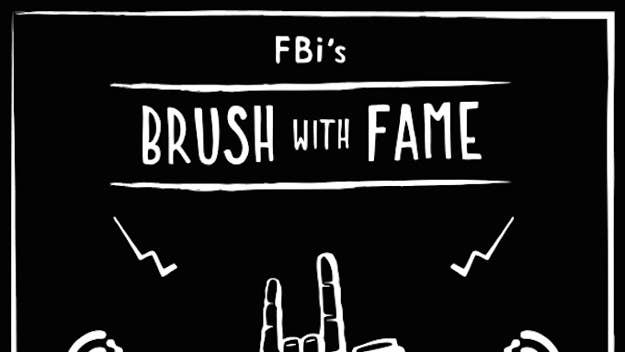 St. Vincent, Killer Mike, El-P, and others contributed doodles to help raise money for FBI Radio. FBI Radio recently launched their second "Brush With Fame" art