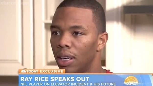 Ray Rice wishes he would have apologized to his wife during their controversial press conference back in May.