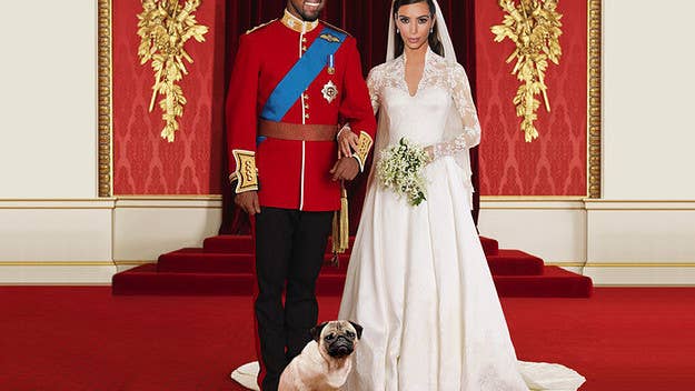 Berlin-based collective Meet the Pugs is selling a 2015 calendar featuring awesome photoshopped pictures of Kimye and pugs. 