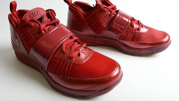 An exclusive look at Shane Victorino's Nike Zoom Revis PEs.