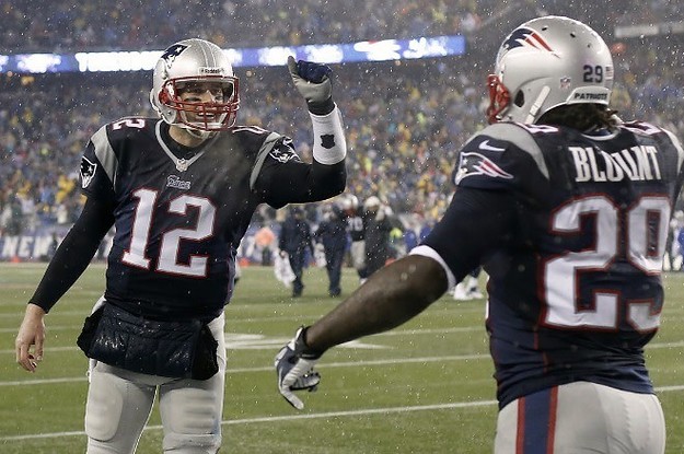 Tom Brady Welcomes LeGarrette Blount Back to Patriots With Goofy ...