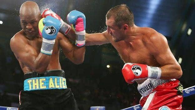 49-year-old Bernard Hopkins looked his age last night, getting pounded by Sergey Kovalev.