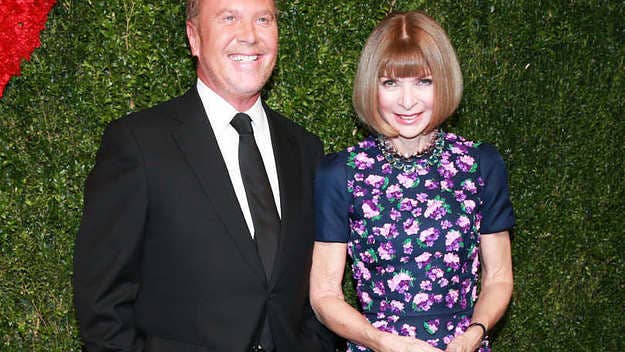 During the annual Golden Heart Awards last night, Anna Wintour compared Michael Kors and herself to Jay Z and Beyoncé.