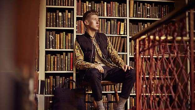END Clothing highlights the season's best offerings in another killer lookbook shot at the historic Lit & Phil library. 