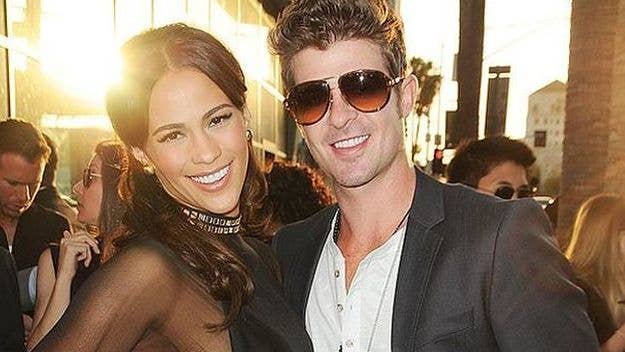 Robin Thicke's attempt to save his marriage has ended.