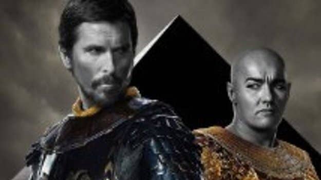Christian Bale is very white for an Egyptian slave in this trailer for "Exodus: Gods and Kings."