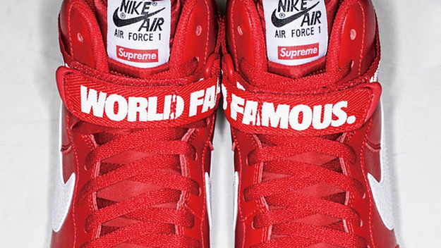 The Latest Supreme x Nike Air Force 1 High Will Have You Seeing