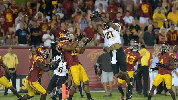 Arizona State barely picks up its first win against a ranked opponent. 