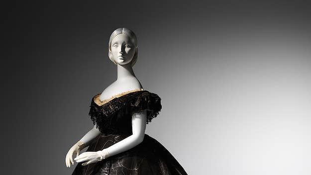 The Costume Institute's first Fall exhibition in 7 years explores the "cultural implications of mourning fashions." The exhibition features around 30 ensembles.
