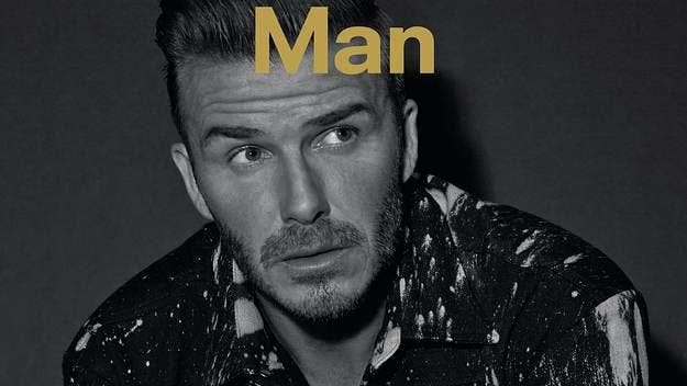 David Beckham rocks the new Raf Simons x Sterling Ruby collaborationon the cover of AnOther Man, and talks about being constantly photographed.