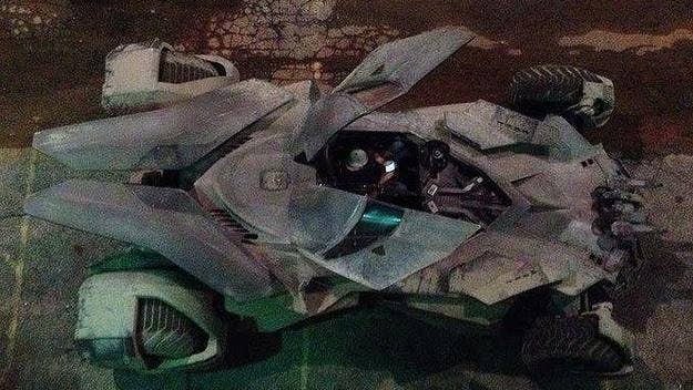 Images of the new Batmobile from "Batman v Superman" have surfaced, and it looks like we may see a flying car.